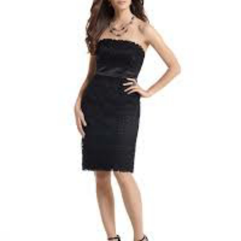 White House Black Market strapless dress
